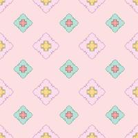 colorful vector repeat pattern, Hand drawn pattern or background.