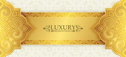 Luxury White mandala background concept vector