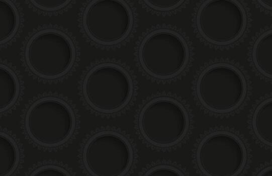 Dark border pattern background vector