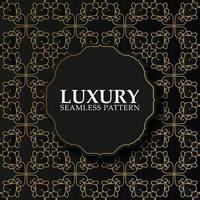 luxury dark seamless pattern background vector