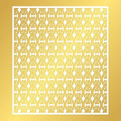 seamless die cut decorative pattern template