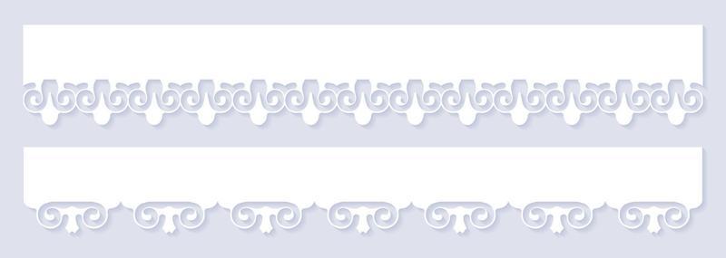 seamless die cut decorative pattern template