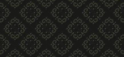 dark ethnic seamless pattern template vector