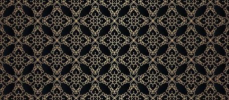 luxury dark seamless pattern background vector