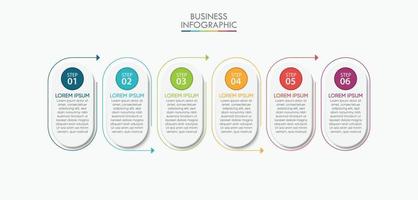 Presentation business infographic template vector