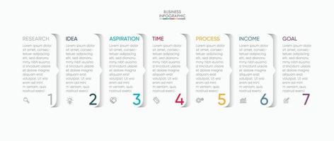 Presentation business infographic template vector