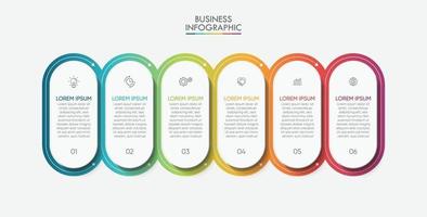 Presentation business infographic template vector