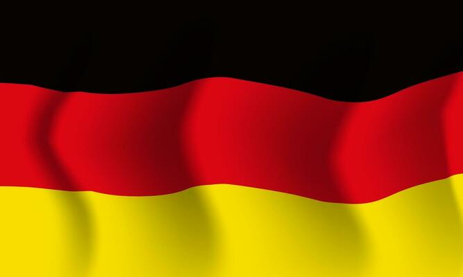 Background waving in the wind Germany flag. Background