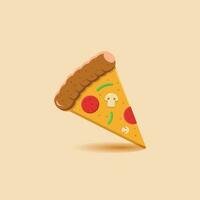 Pizza Icon. Pizza Logo. Vector Illustration. Isolated