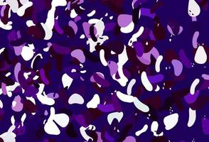 Light Purple vector background with abstract forms.