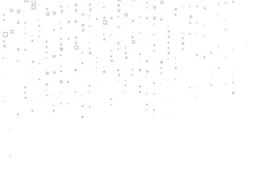 Light Orange vector pattern with crystals, rectangles.