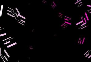 Dark pink vector backdrop with long lines.