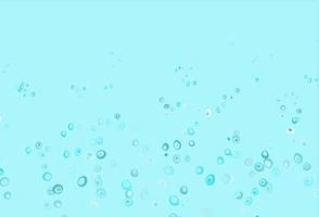 Light BLUE vector background with bubbles.