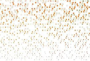 Light Orange vector backdrop with dots.