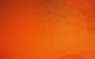 Light Orange vector abstract mosaic background.