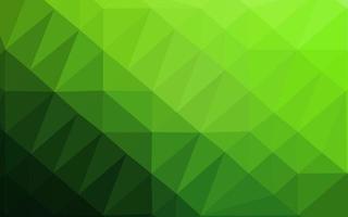 Light Green vector abstract polygonal layout.