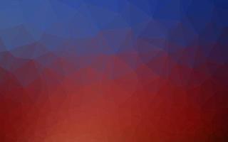 Dark Blue, Red vector blurry triangle template.