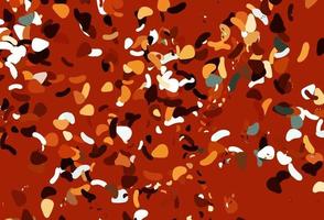 Light orange vector backdrop with abstract shapes.