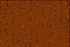 Light Orange vector cover in polygonal style with circles.