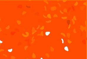 Light Orange vector backdrop with abstract shapes.