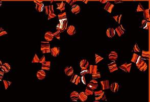 Light Orange vector backdrop with lines, circles, rhombus.