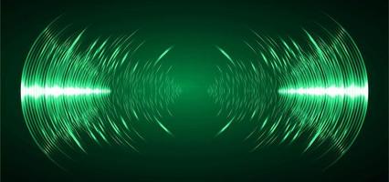 Sound waves oscillating dark light vector