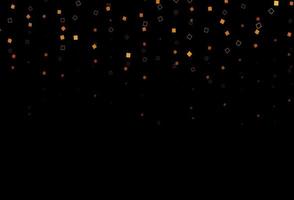 Dark Orange vector background with rectangles.