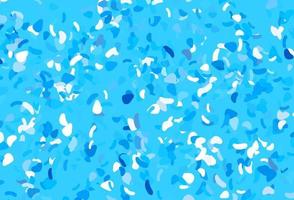 Light blue vector background with abstract forms.