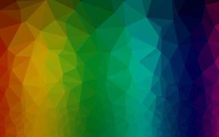 Dark Multicolor, Rainbow vector polygonal pattern.
