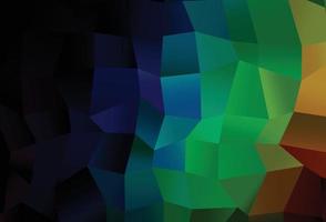 Dark Multicolor, Rainbow vector texture with rectangular style.