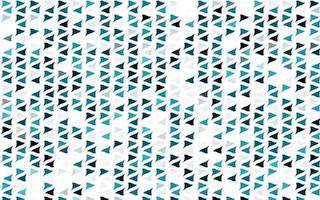 Light BLUE vector template with crystals, triangles.