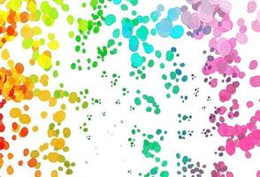 Light Multicolor, Rainbow vector template with lava shapes.