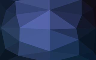 Dark BLUE vector abstract mosaic background.