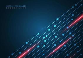 Abstract technology lines diagonal overlapping movement background vector