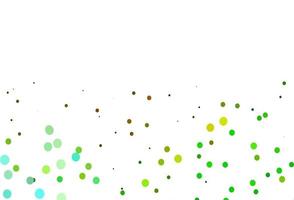 Light Green, Yellow vector layout with circle shapes.