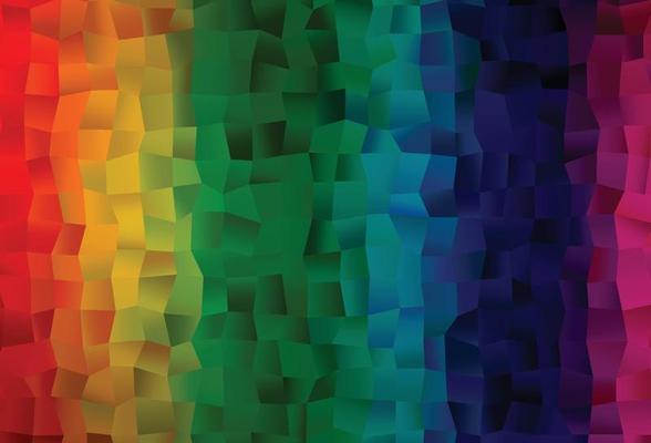 Dark Multicolor, Rainbow vector layout with rectangles, squares.