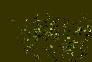 Light Green, Yellow vector texture with random forms.