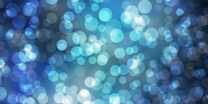 Dark BLUE vector background with spots.