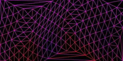 Dark pink, yellow vector gradient polygon texture.