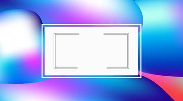 A business card template with an abstract background vector