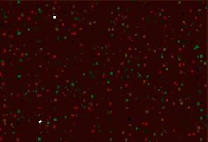 Light Green, Red vector layout with circles, lines, rectangles.