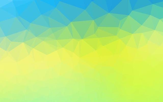 Light Blue, Yellow vector polygonal pattern.