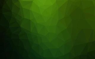 Telón de fondo de mosaico abstracto de vector verde claro.