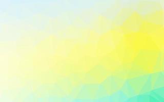 Light Green, Yellow vector blurry triangle template.