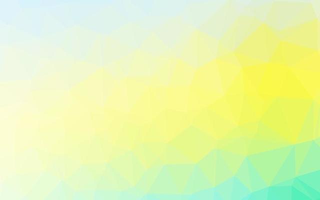 Light Green, Yellow vector blurry triangle template.