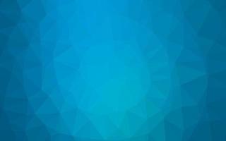 Light BLUE vector blurry triangle template.