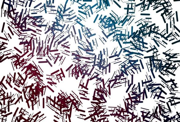 Dark black vector texture with colorful lines.