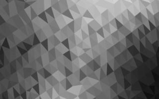 Plata clara, telón de fondo de mosaico abstracto vector gris.