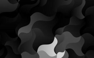 Dark Silver, Gray vector template with liquid shapes.