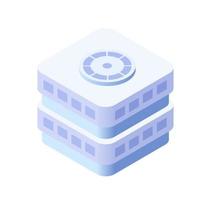 Single building Isometric 3D dimensional vector